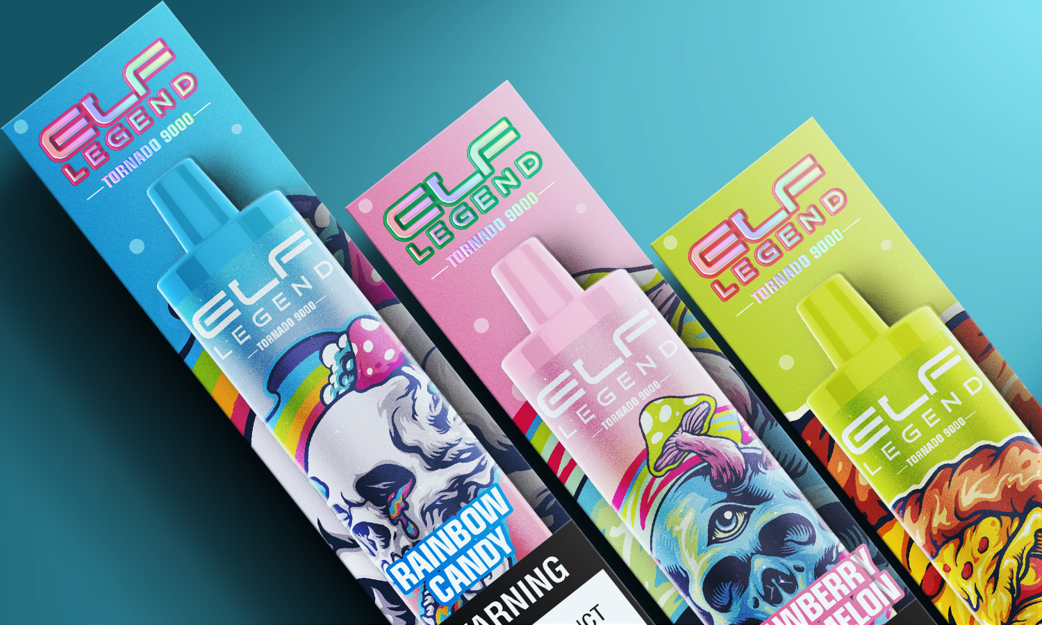 RandM9000電子煙包裝設計